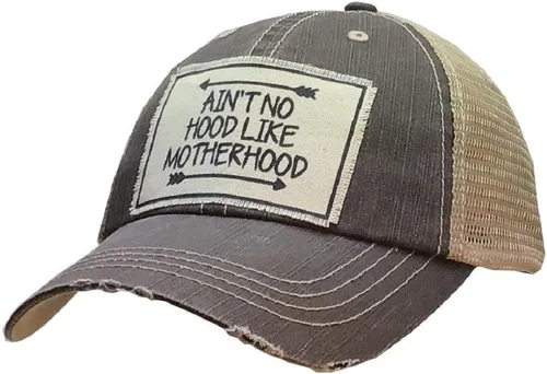Vista 2 de Funny Hats for Women and Girls, Distressed Trucker Baseball Cap with Sayings