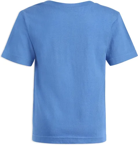 Vista 5 de Blippi Conjunto de camiseta y pantalones cortos para niños pequeños y pequeños, azulgris