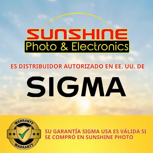 Vista 3 de Sigma 0.630 in f/1.4 DC DN - Lente contemporánea para Sony E+Sunshine Basic Bundle