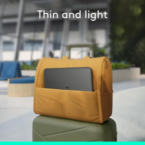 Vista 7 de Logitech Combo Touch iPad Pro 11 pulgadas (M4) Funda con teclado retroiluminado desmontable, soporte de pie, modo multiuso, conector inteligente