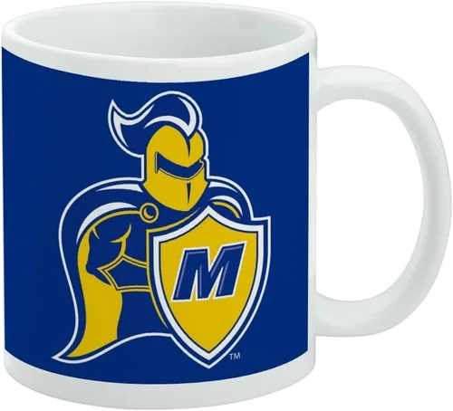 Vista 207 de Taza de cerámica con el logotipo principal de la Universidad Rider, taza de regalo novedosa para café, té y bebidas calientes, 11oz, blanca