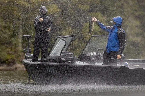 Vista 3 de HUK Chaqueta impermeable para hombre Torurnament a prueba de viento y agua