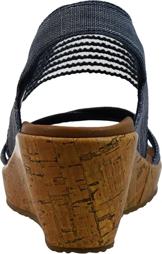 Vista 4 de Skechers Beverlee - Sandalias altas de plataforma de cuña para mujer
