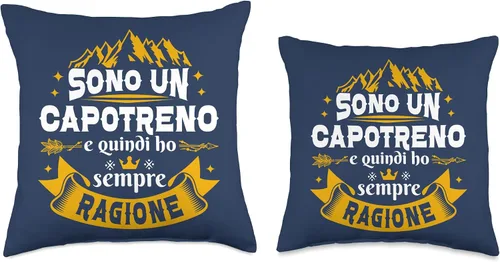 Vista 3 de Idea Originale Regalo Capotreno Regali Soy Un Cabestro Siempre Razon para Hombre Throw Pillow, 18x18, Multicolor