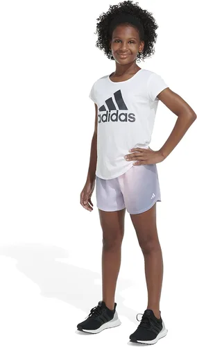 Vista 4 de adidas Pantalones cortos grandes Aeroready Ombré para niña