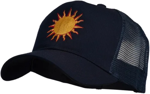 Vista 2 de Sun Outline Embroidered Mesh Cap