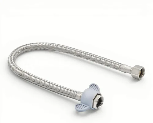 Vista 8 de LUXE Bidet Manguera de agua fría de 1/2" x 1/4" x 15", metal trenzado