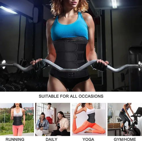 Vista 6 de Eleady Cinturón reductor de cintura para mujer, corsé adelgazante, moldeador de cuerpo, faja para sauna, banda de sudor, entrenamiento, fajas