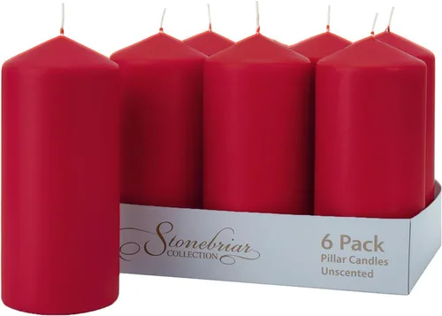 Vista 11 de Stonebriar Velas de pilar sin perfume, 18 horas de tiempo de combustión, velas de cera de larga duración para bodas, vacaciones, decoración