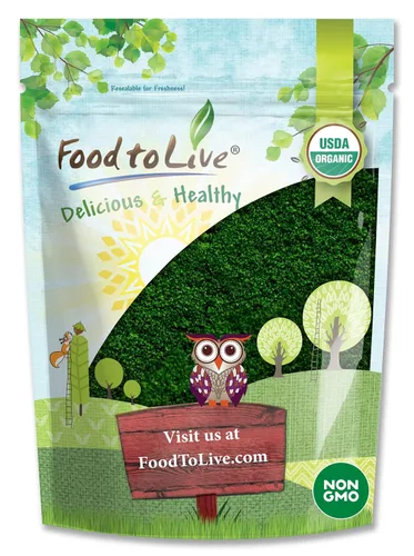 Vista 8 de Food to Live Mezcla de polvo de algas orgánicas, 4 onzas, mezcla de espirulina y clorella 50/50, sin OMG, rica en clorofila, cruda, pura, vegana