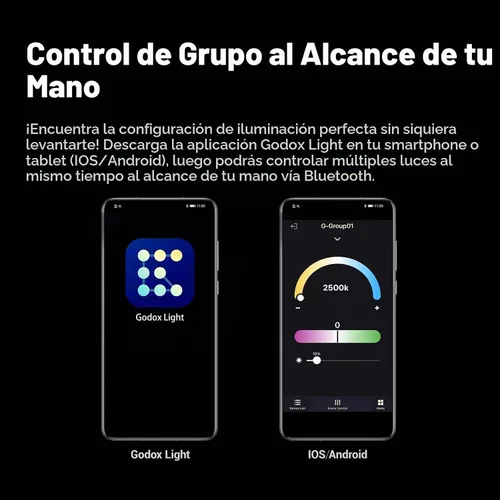Vista 8 de Godox Luz de llave ES45, luz de video LED con soporte de escritorio extensible, control inalámbrico 2.4G, 0-100% de brillo y temperatura