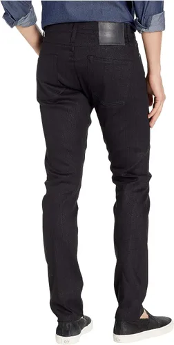 Vista 3 de Unbranded* Apretado para hombre en orillo elástico negro sólido de 11 onzas, Negro