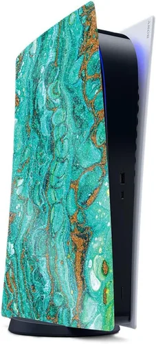 Vista 50 de MightySkins - Skin para juegos con purpurina brillante para PS5 y Playstation 5, ágata amatista, acabado duradero con purpurina de alto brillo