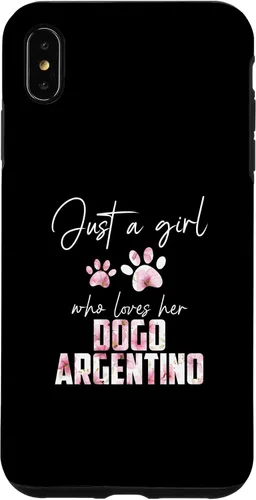 Vista 7 de Funda para iPhone 15 Just a girl who loves her dogo argentino