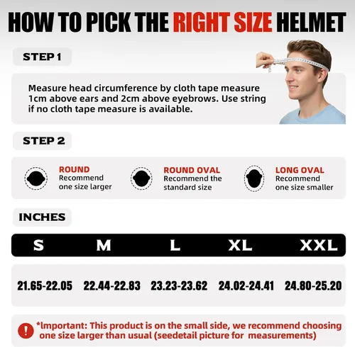 Vista 9 de TRIANGLE Cascos de motocicleta de cara completa, casco de motocross todoterreno para hombres y mujeres, doble visera con protector solar interno