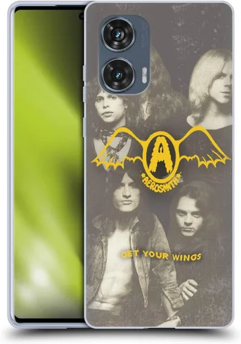 Vista 18 de Head Case Designs Officially Licensed Aerosmith Back in The Saddle Again Classics Gel Case [Military Grade Protection] Compatible with Moto E7