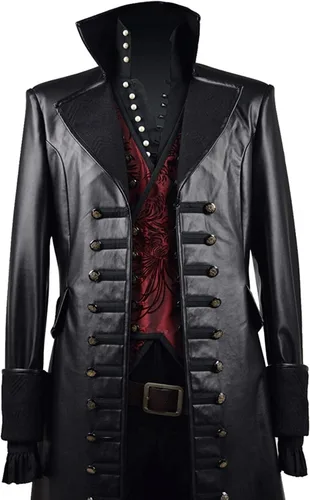 Vista 5 de Traje de belleza para hombre Cosplay traje rojo chaleco PU Pleather traje de Halloween
