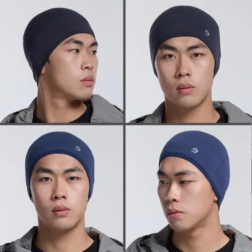Vista 4 de Gorro de bambú ligero con diseño de calavera para hombres y mujeres, suave y cómodo multifunción