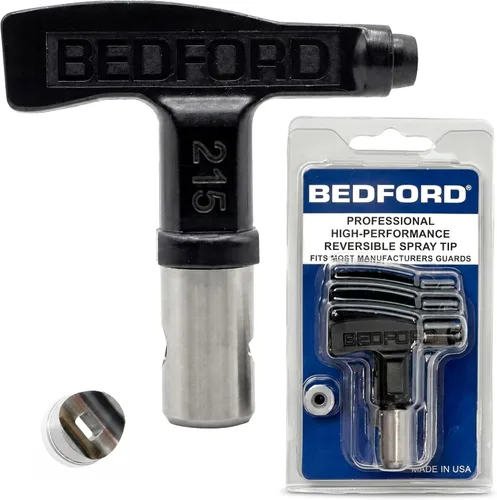 Vista 10 de Bedford Precision 33-7207 Punta reversible de 0.007 pulgadas, ventilador de 4 a 6 pulgadas, repuesto para Graco RAC 5 y Titan