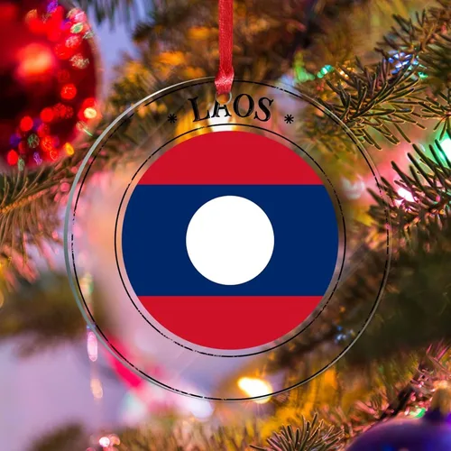 Vista 22 de Adorno de silueta de bandera de Islandia para decoración del árbol de Navidad, bandera nacional, recuerdo divertido de Navidad, decoración colgante