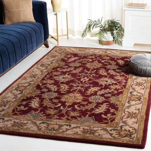 Vista 22 de Safavieh colección Heritage HG628A - tapete oriental tradicional hecho a mano de lana verde oscura y dorada, Lana, negro / beige (Black/ Beige)