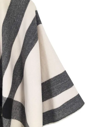 Vista 5 de Moss Rose Chal de viaje para mujer poncho frontal abierto capa para otoño e invierno