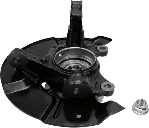 Vista 8 de Detroit Axle - FWD nudillos de dirección delantera y cojinetes de cubo de rueda Pinzas de freno de disco con soportes de repuesto para Toyota Matrix