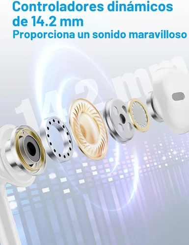 Vista 5 de Auriculares USB C para iPhone 17 16 15, auriculares con cable USB C con micrófono y control de volumen, para auriculares Apple con cable