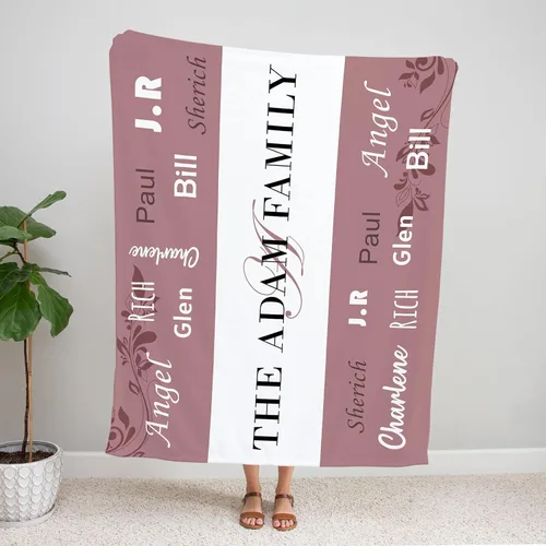 Vista 4 de Manta personalizada para la abuela a mi nieta, regalo para mamá y abuela, regalo de nietos, regalos para abuela, manta personalizada con foto