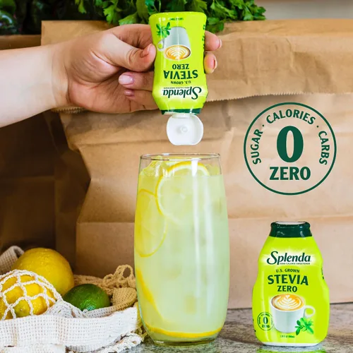 Vista 5 de SPLENDA Stevia Liquid - Gotas edulcorantes sin calorías, botella de 3.38 onzas líquidas