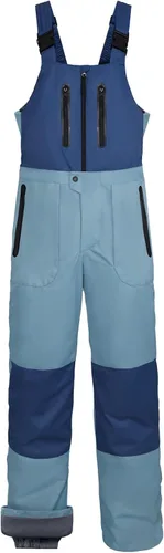 Vista 10 de GEMYSE Overol con peto de esquí impermeable aislado para hombre, pantalones de snowboard de invierno Negro