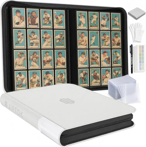 Vista 13 de Carpeta Top Loader con 9 bolsillos, capacidad para 288 cargadores Negro - 288 cartas - 9 Pokects
