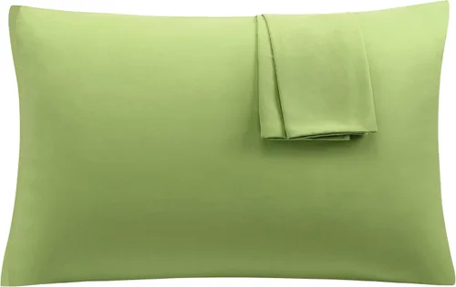 Vista 11 de uxcell Paquete de 2 fundas de almohada de microfibra suave serie 1800 con cremallera estándar (20 x 26 pulgadas), color dorado