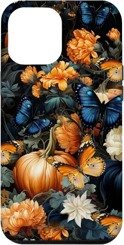 Vista 25 de iPhone 16 Autumn Leaves Butterflies Pumpkins Fall Season Thanksgiving Case