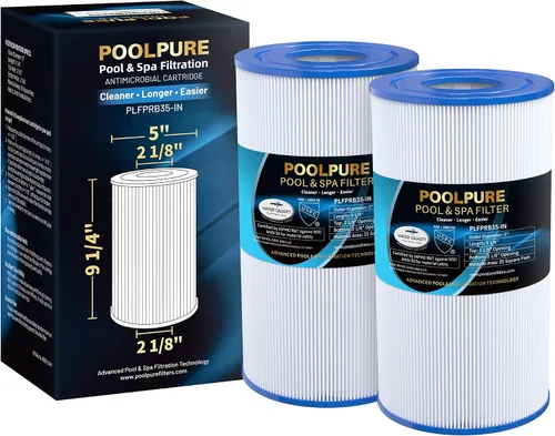 Vista 10 de Filtro de spa POOLPURE PRB35-IN reemplaza a Unicel C-4335, Guardian 409-219, Filbur FC-2385, 03FIL1300, 17-2482, 25393, 303557, 817-3501, R173431