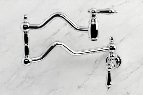 Vista 4 de Kingston Brass KS2101AL Heritage - Llenador de pared para maceta, cromo pulido