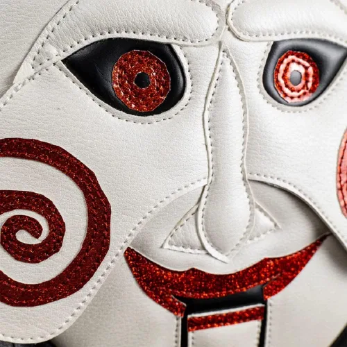 Vista 4 de Trick Or Treat Studios Bolso de marionetas Saw Billy, Blanco