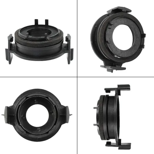 Vista 3 de H7 - Adaptador de bombilla LED para faros delanteros, soporte de base de bombilla compatible con B-M-W serie 3 E46, paquete de 2