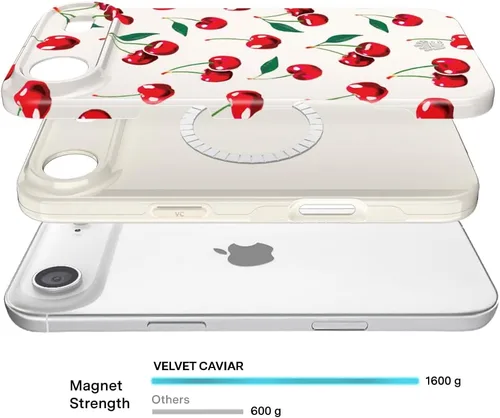 Vista 530 de VELVET CAVIAR Funda para iPhone 15, compatible con MagSafe, probada contra caídas de 10 pies, fundas protectoras de diseño, leopardo color rosa