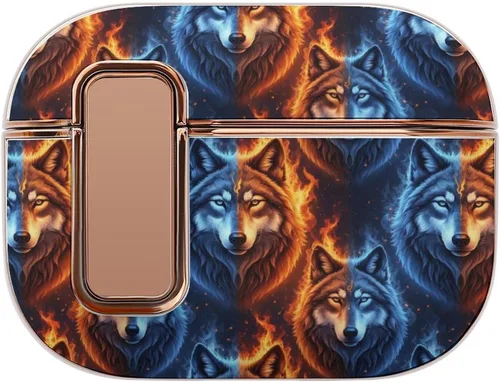 Vista 14 de Funda protectora de plástico suave compatible con Airpods Pro 2, funda de carga inalámbrica Dragon, accesorios para mujer