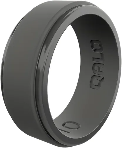 Vista 14 de QALO Anillo de silicona para hombre, flexible y resistente al calor Agua