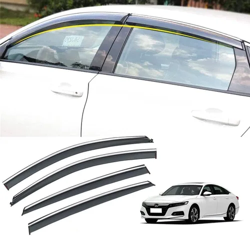 Vista 29 de Protector de lluvia adhesivo compatible con Toyota RAV4 2019-2025, protector de parabrisas de policarbonato, deflector de viento para ventana