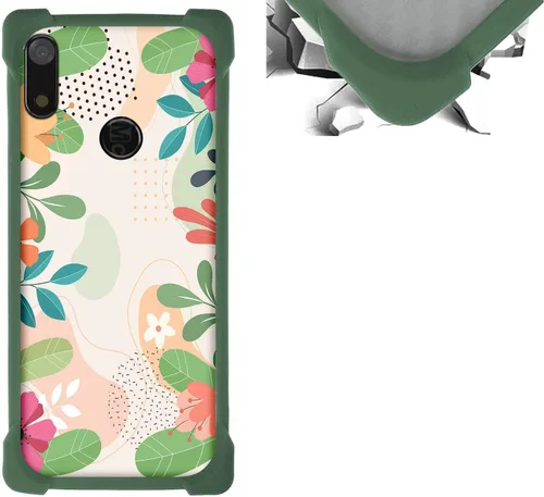 Vista 38 de jioeuinly Funda compatible con ZTE Blade X1 5G Phone Case PC Backplane + cubierta de silicona suave marco XSH