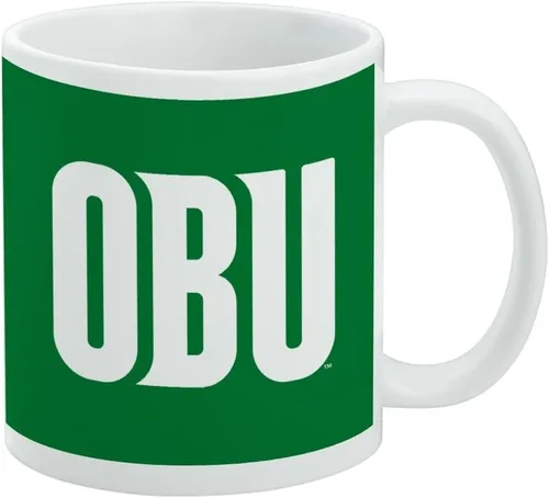 Vista 208 de Taza de cerámica con el logotipo principal de la Universidad Rider, taza de regalo novedosa para café, té y bebidas calientes, 11oz, blanca