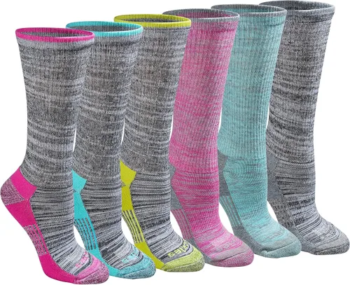 Vista 12 de Dickies Women's Dri-Tech Fashion Moisture Control Crew Socks (6, 12 Pairs)