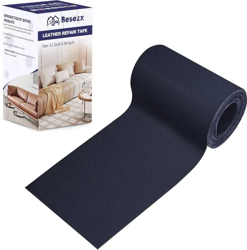 Vista 27 de Kit de cinta para reparación de cuero, parche autoadhesivo para muebles, sofá, asientos de automóvil, silla de oficina, kit de reparación de vinilo