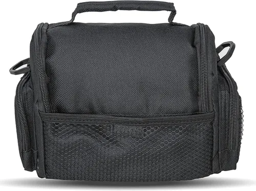 Vista 3 de Funda de viaje para cámara réflex digital suave y mediana con clip desmontable y correa ajustable para Fujifilm FinePix XF1, X-E1, X-E2, X-PRO1