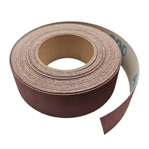 Vista 2 de Rollo de papel de lija de 1 pulgada x 20 pies, varias opciones de grano fácil de recortar, mínimo desperdicio, buena elección de papel de lija