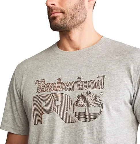 Vista 5 de Timberland PRO Camiseta de manga corta con estampado texturizado para hombre