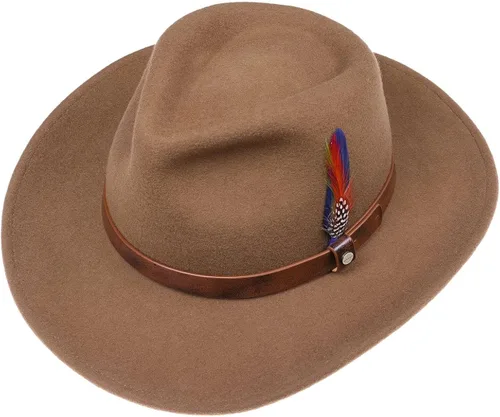 Vista 4 de Stetson Oklahoma Wool Felt Western Hat Hombres
